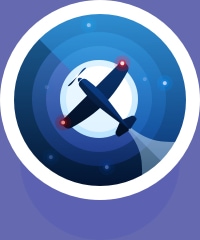 Night Flight icon badge