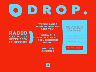 Drop personal music video app